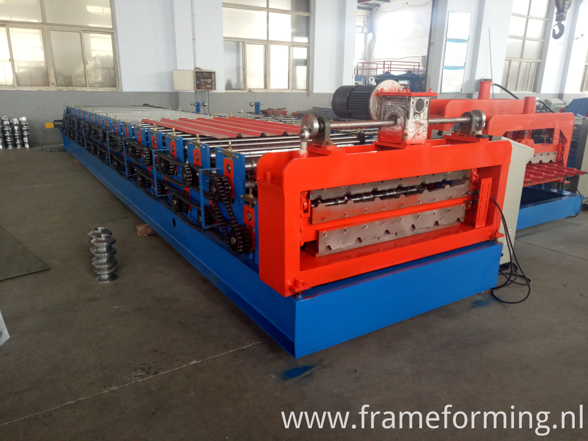 double layer roof sheet machine